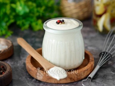 Самый вкусный постный майонез правильной консистенции