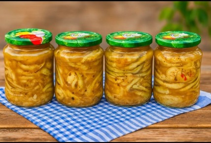 Кабачки как шашлычки: идеальная закуска на зиму