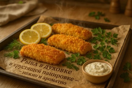 Рыба в духовке: хрустящая панировка для идеального ужина