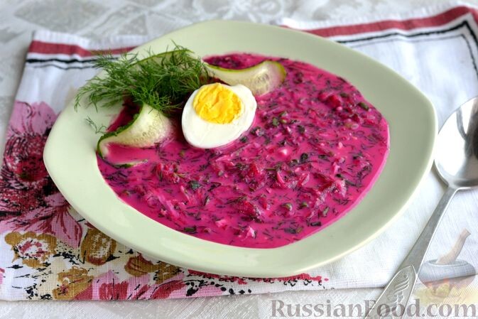 Летние супы в вашем меню: свекольник, окрошка и тюря