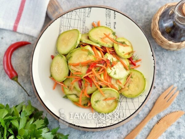 Острая закуска из кабачков: быстро и вкусно к мясу или рыбе