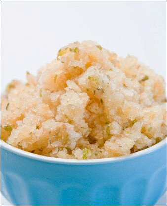 Легкий медово-апельсиновый шербет