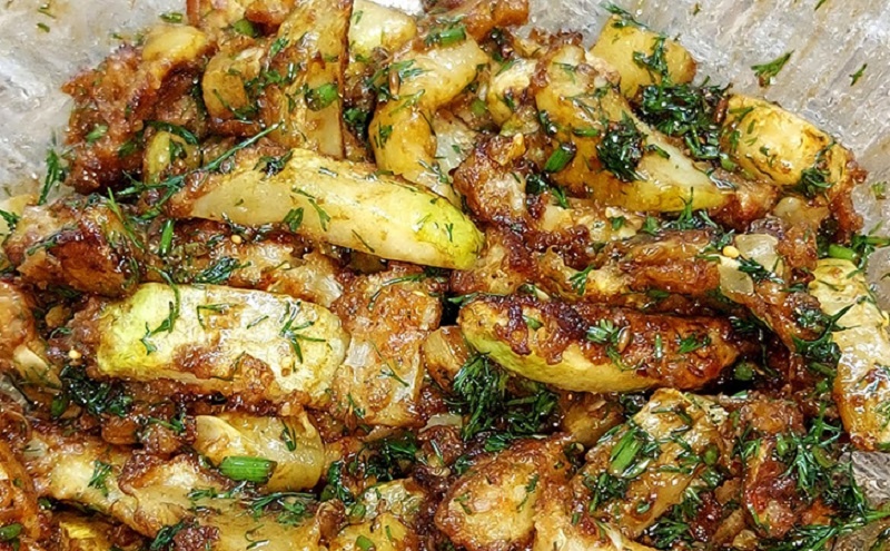 Кабачки по-корейски за 15 минут: быстро и вкусно