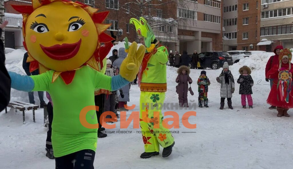 Нижегородцы отметили Масленицу на улицах города