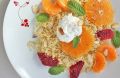 Восточный завтрак: Кускус с цитрусами и пряностями