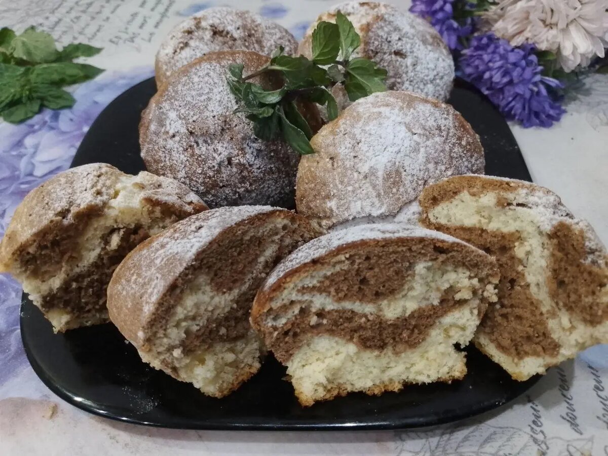 Кексы «Зебра»: изысканный десерт для любого случая