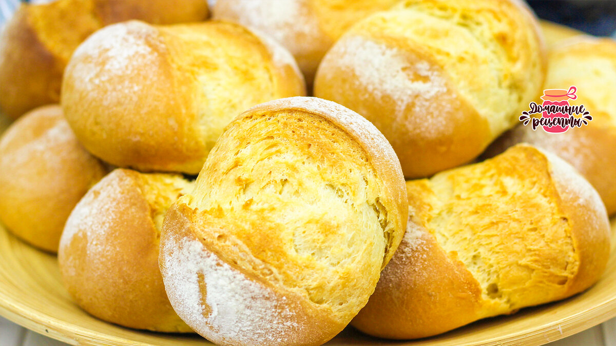 Нежнейшие хлебные булочки без яиц для вкусного завтрака