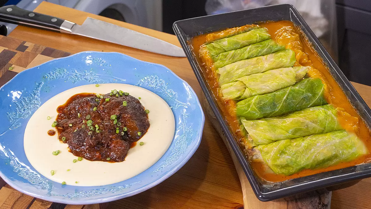 Говяжьи щечки и голубцы: новинка в традиционной русской кухне