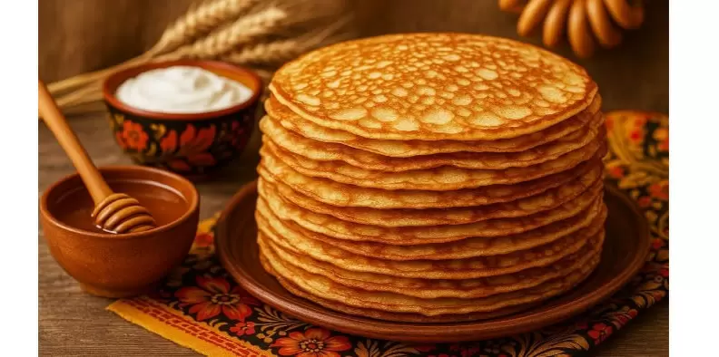 Вкуснейшие блины на Масленицу