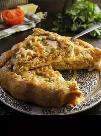 Рецепт рыбного пирога с консервами