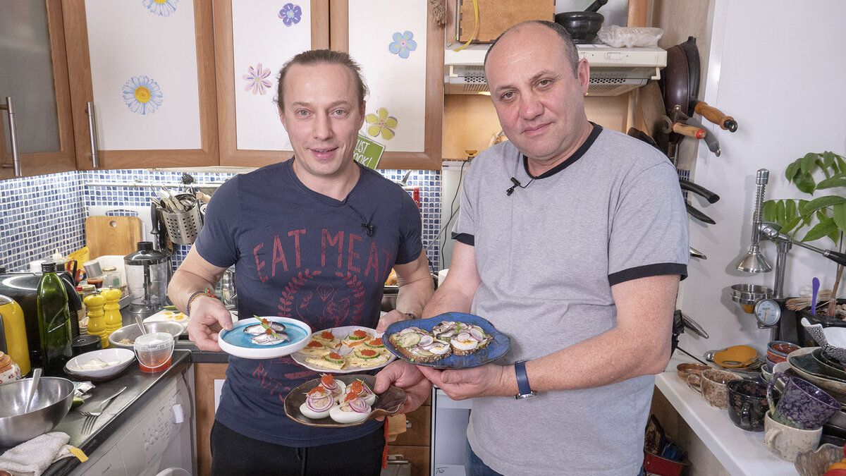 Яичные закуски для волшебного Нового года